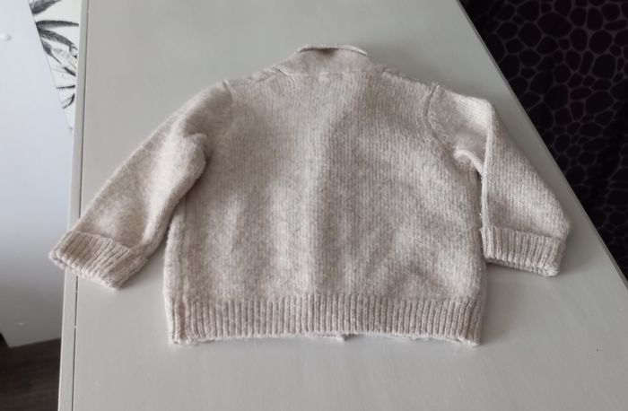 Gilet lainage beige Kiabi - photo numéro 4