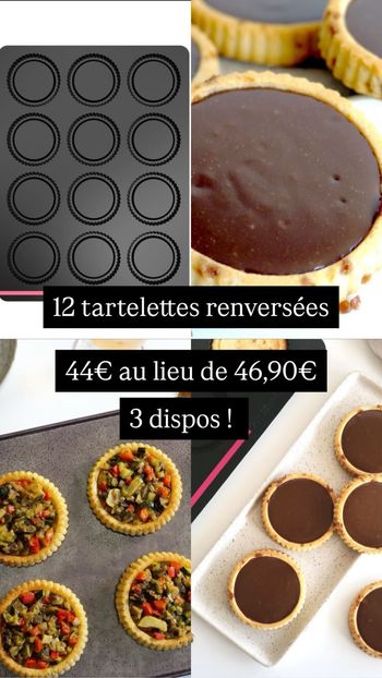 12 tartelettes renversées Guy Demarle