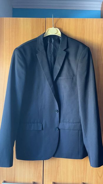 Veste de costume noire Kiabi 52