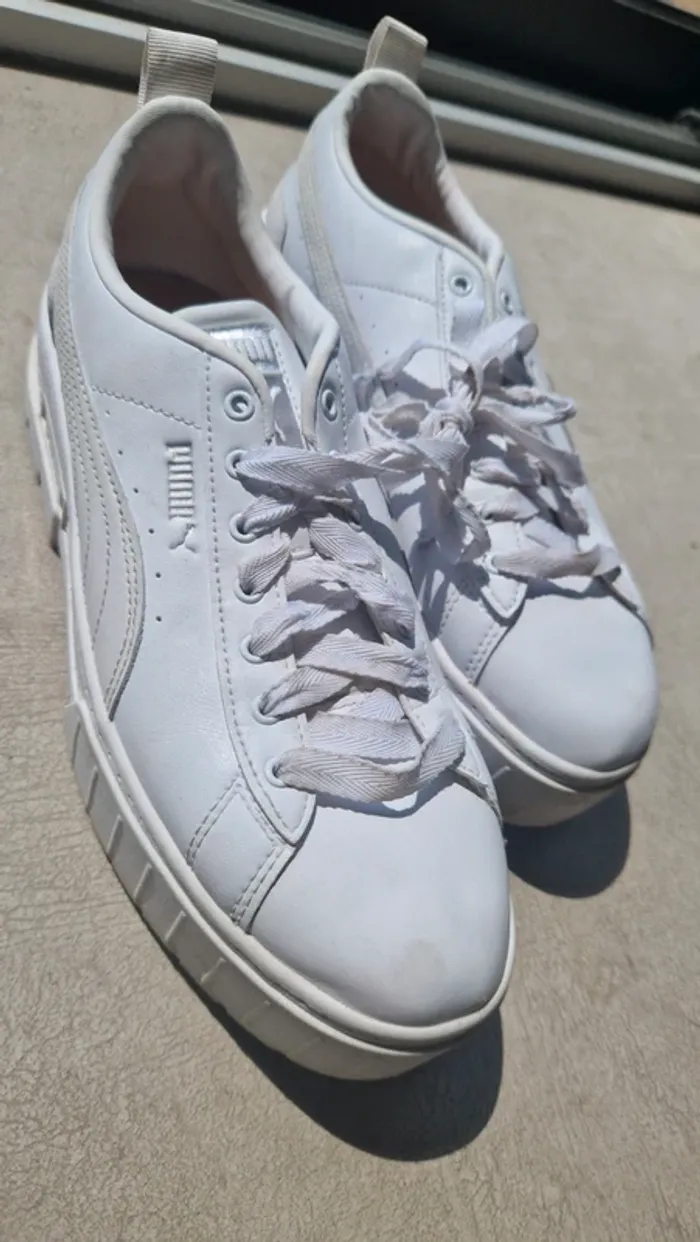 Basket Puma Mayze Glow Wns White taille 41. Tres bon etat - photo numéro 2