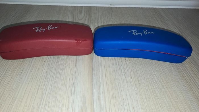Lot 2 boîtes à lunettes rayban - photo numéro 4