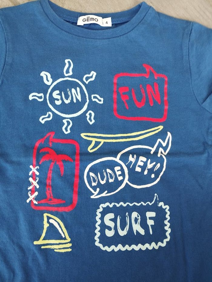 Lot n° 468 T-shirt manches courtes Gémo 3 ans - photo numéro 3