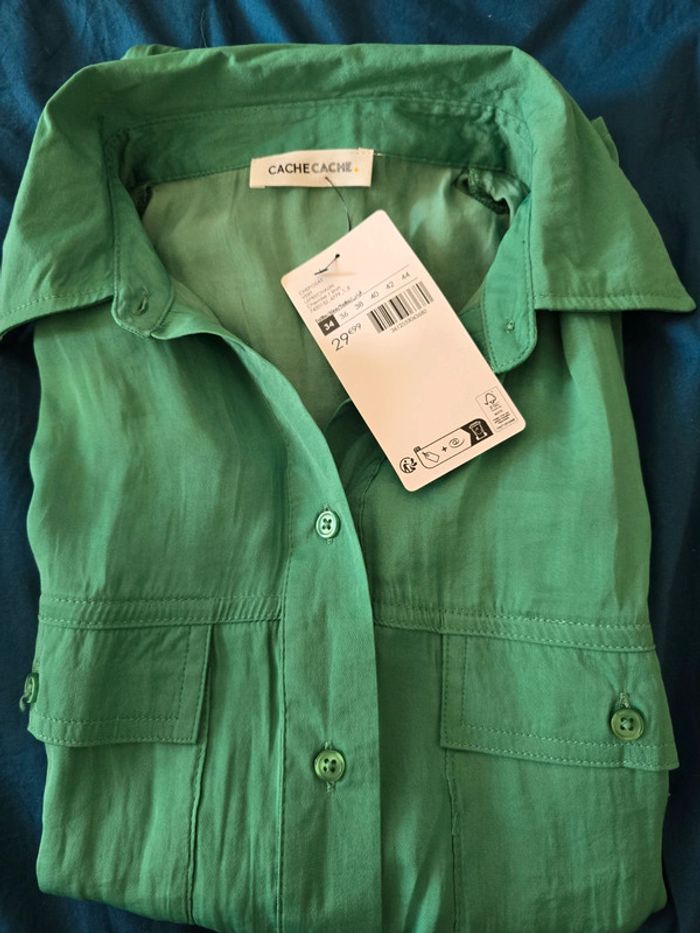 Chemise verte