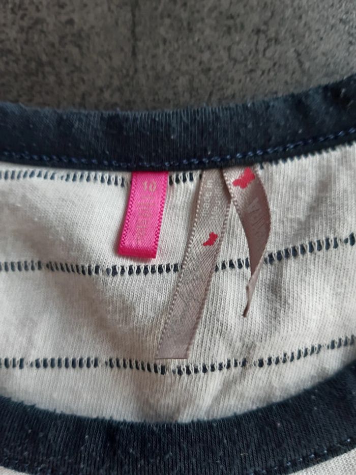 T-shirt marinière orchestra 10 ans - photo numéro 3