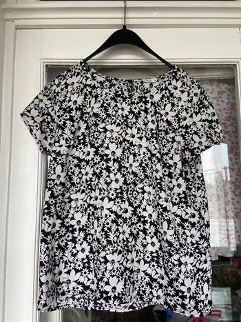 Blouse à fleurs