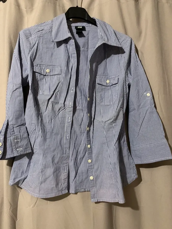 Chemise à rayures
