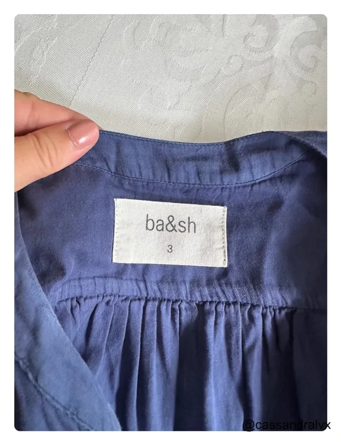 Blouse bleue - Ba&sh - photo numéro 3