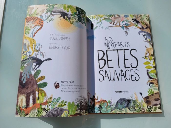 Grand livre 🐆 Nos Incroyables Bêtes Sauvages 🦥 - photo numéro 5