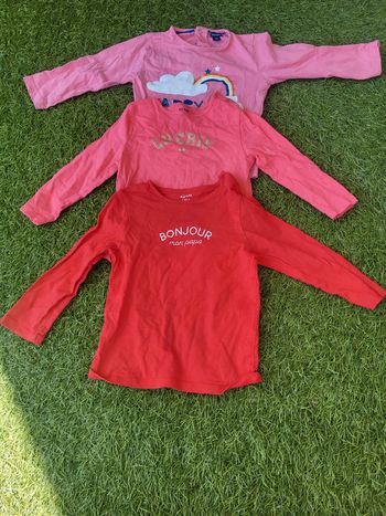 Lot t shirt 18 mois fille