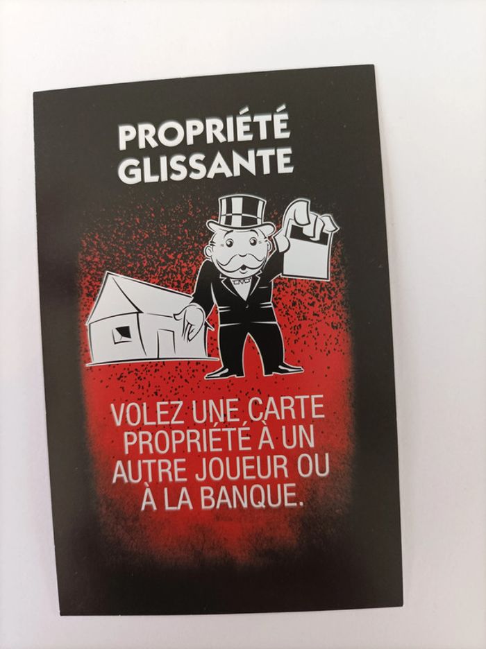 Carte propriété glissante pièce détachée Monopoly édition tricheurs Hasbro gaming #A28 - photo numéro 2