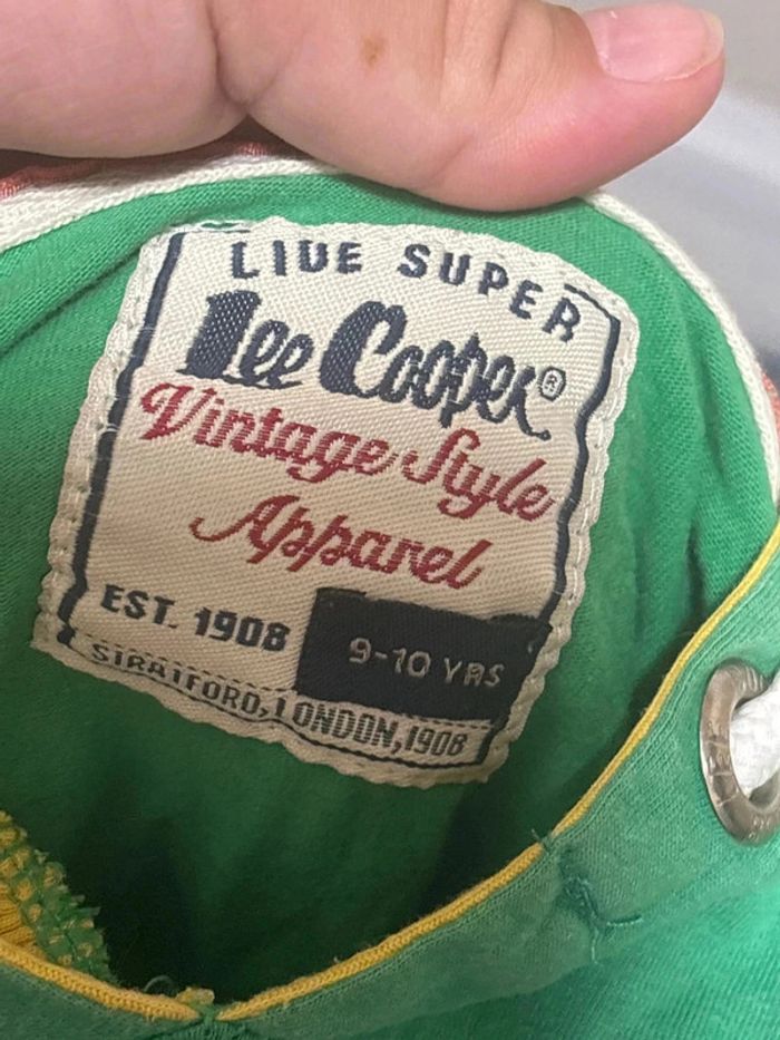 Sweat-shirt sans manche taille 9-10ans marque Lee Cooper vintage - photo numéro 5