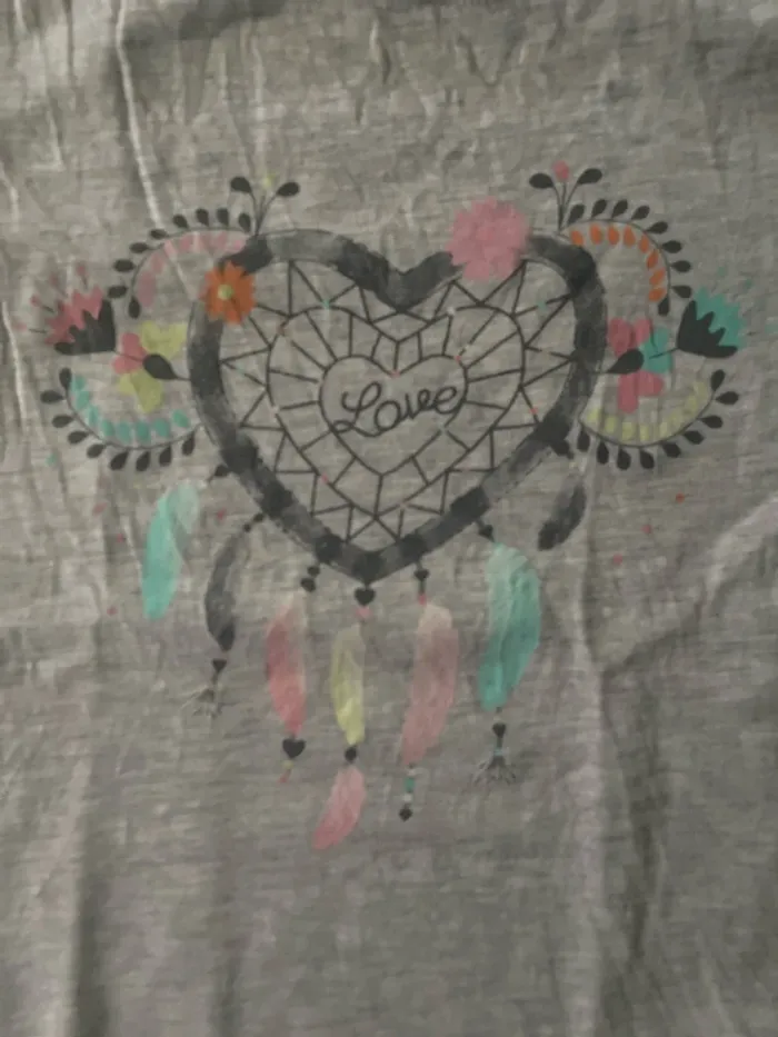 Teeshirt manches courtes Kiabi gris - photo numéro 2