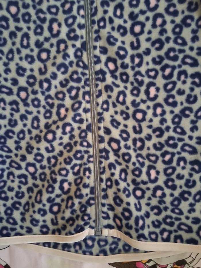 Gilet polaire gris et bleu 6 ans - photo numéro 2