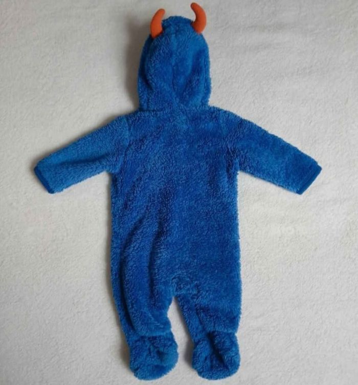 Combinaison bleu/orange 0-3 mois - photo numéro 2