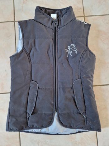 Veste 10 ans equitation fouganza grise