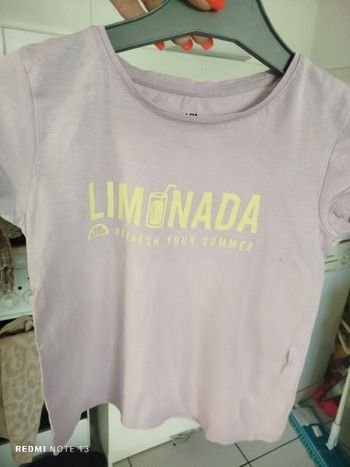 #kytie6ansfille. Tee-shirt manches courtes taille 6 ans