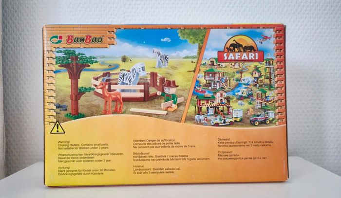 Boite jeu construction safari - banbao - photo numéro 3