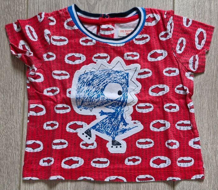 Lot tee shirt garçon 12 mois