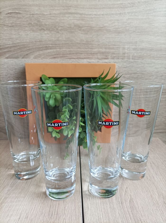 Lot 4 verres Martini - photo numéro 3