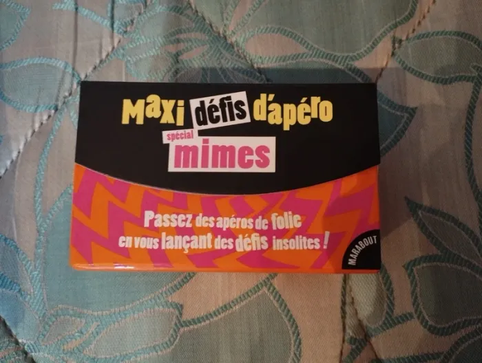 Maxi défis d'apéro spécial mimes