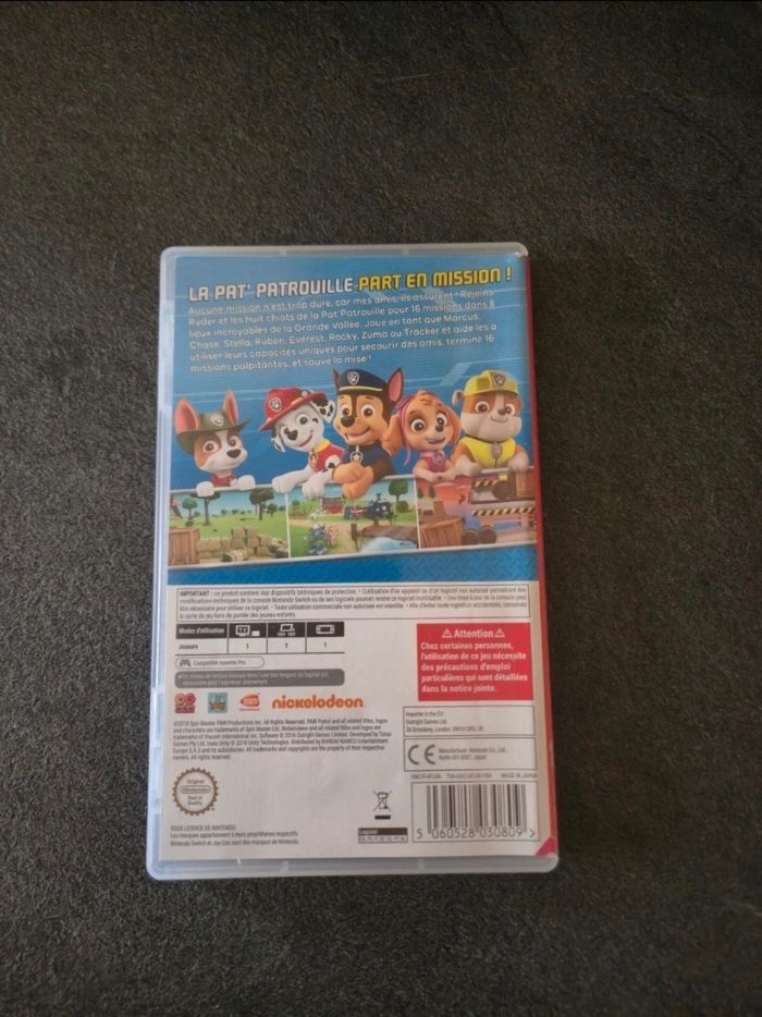 Jeu Nintendo switch nickelodeon paw patrol / pat patrouille en mission - photo numéro 2