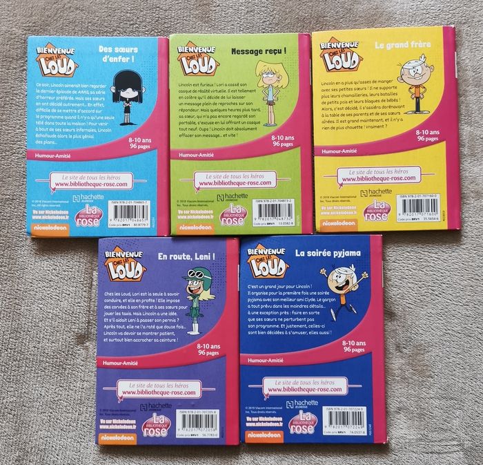 Lot de 5 livres bienvenue chez les loud - photo numéro 2