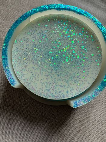 4 dessous de verres et socle de rangement 