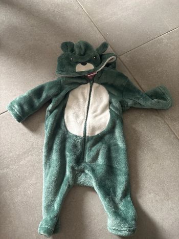 Combinaison animale vert