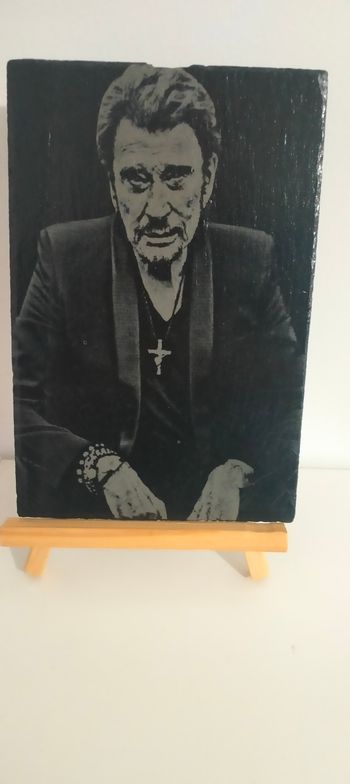 Ardoise Johnny Hallyday