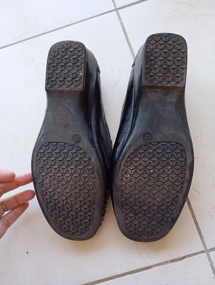Chaussure noire mocassin taille 40 - photo numéro 2