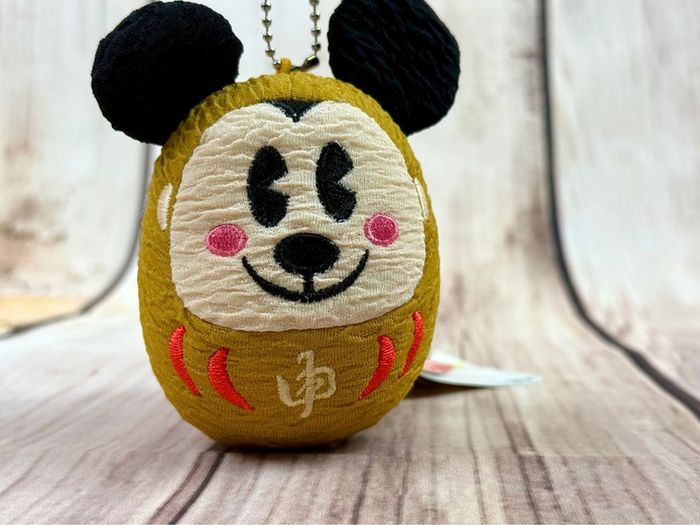 Peluche Disney Mickey Daruma Tokyo Disneyland import Japon - photo numéro 2
