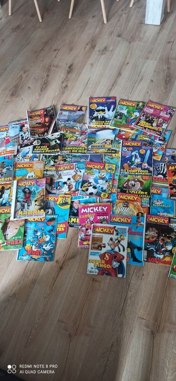 Lot de 42 journal de mickey