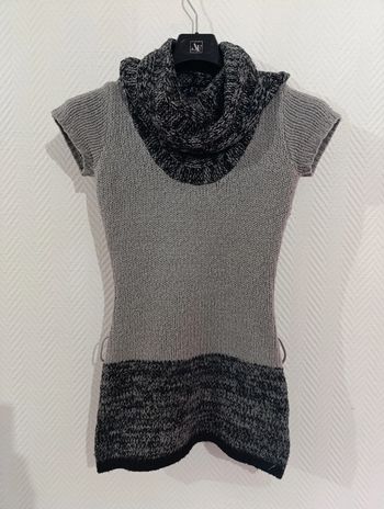 Robe/tunique noir et grise C&A taille M