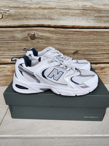 Originais New Balance 530 White Silver Navy Taille 42.5