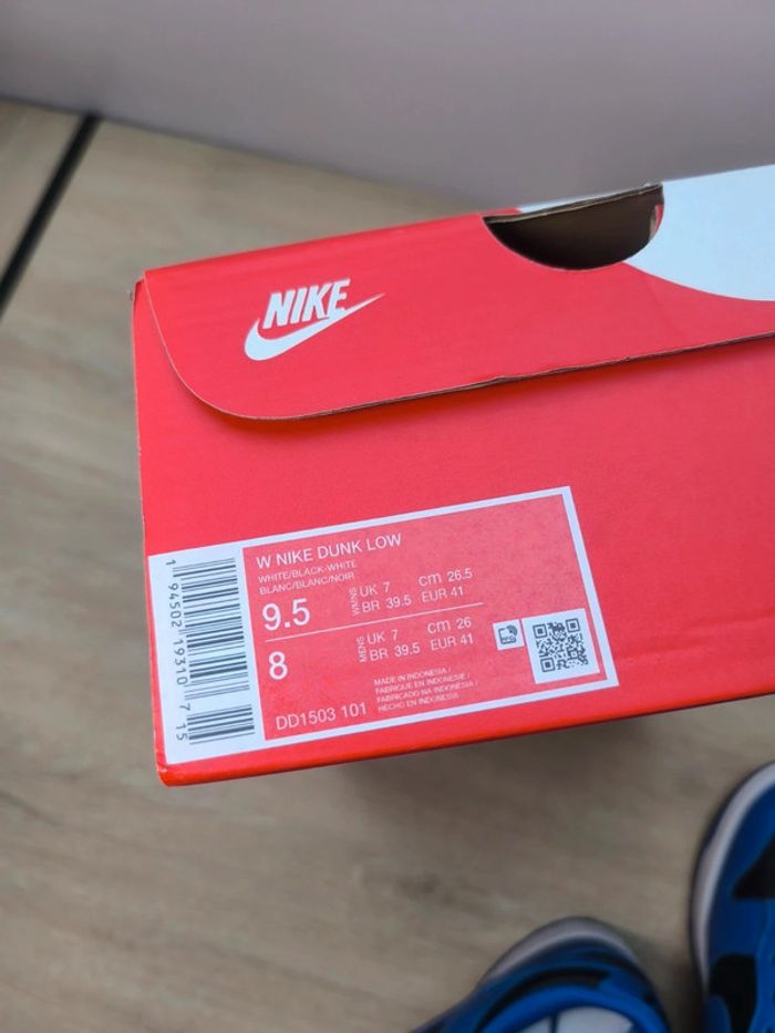 Baskets Nike dunk low cobalt blue pointure 41 neuves avec boîte - photo numéro 12