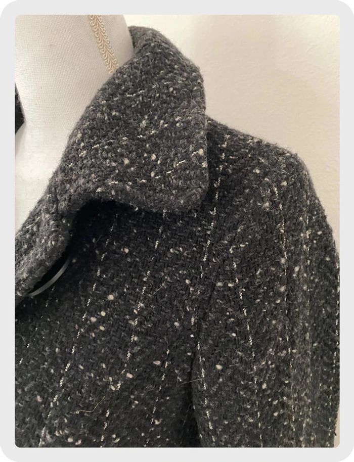 Zara Manteau Court Tweed Taille 38/M - photo numéro 3