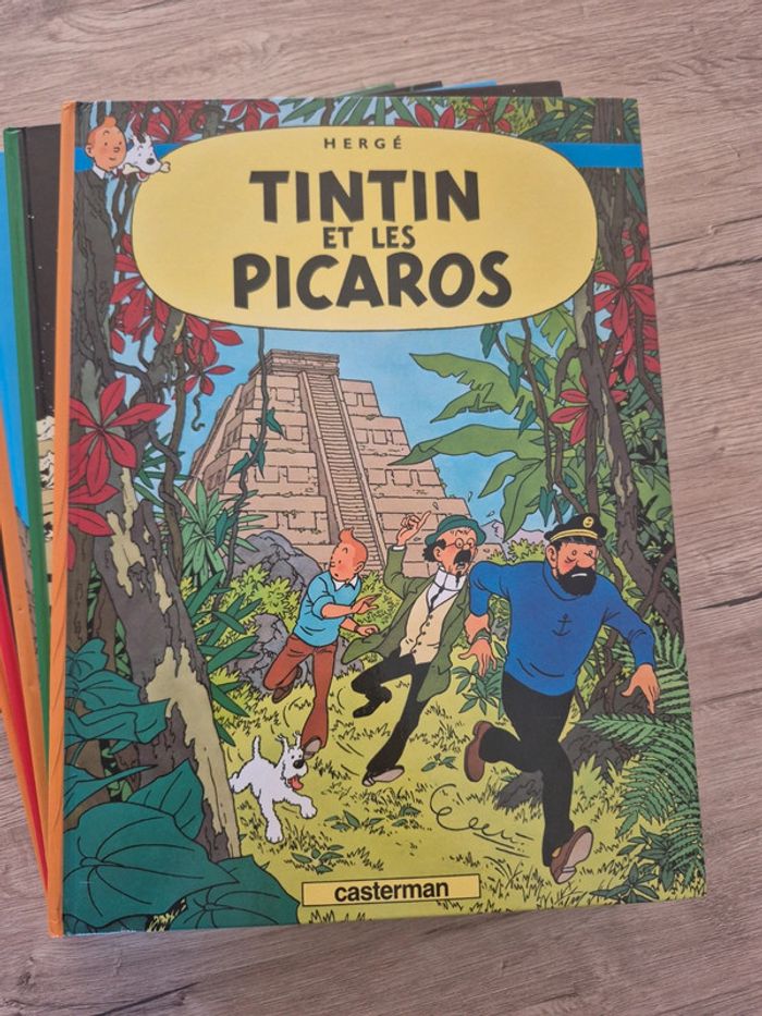 Lot de 5 bandes dessinées Tintin - photo numéro 2