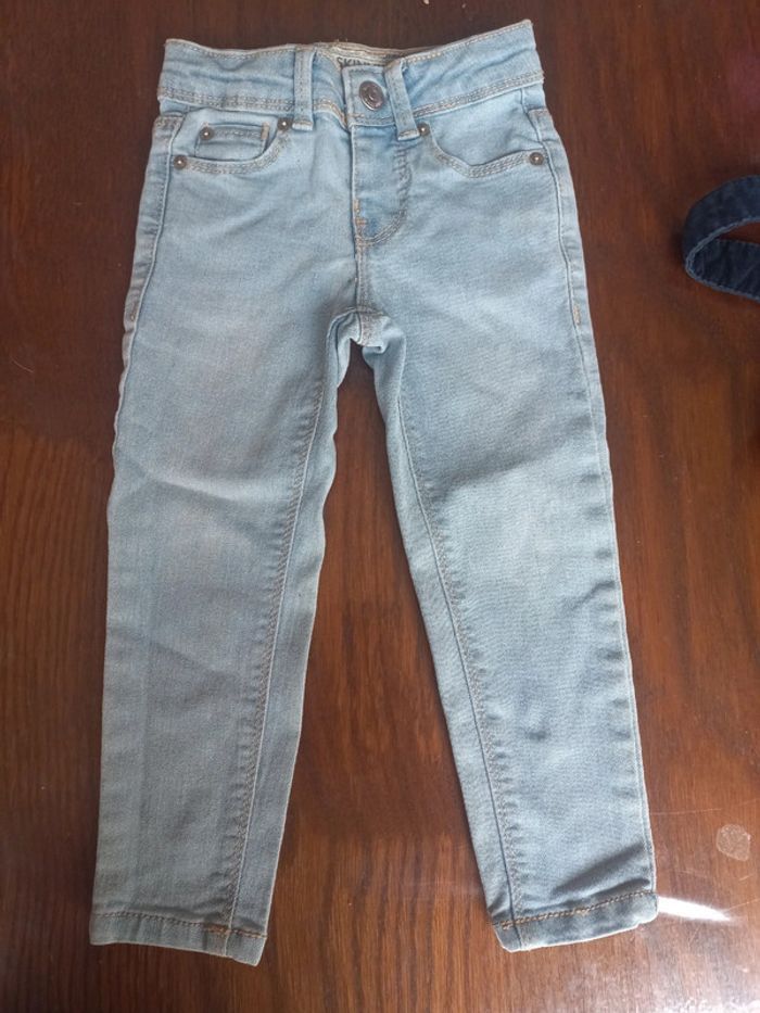 Jeans skinny bleu clair kiabi 3ans