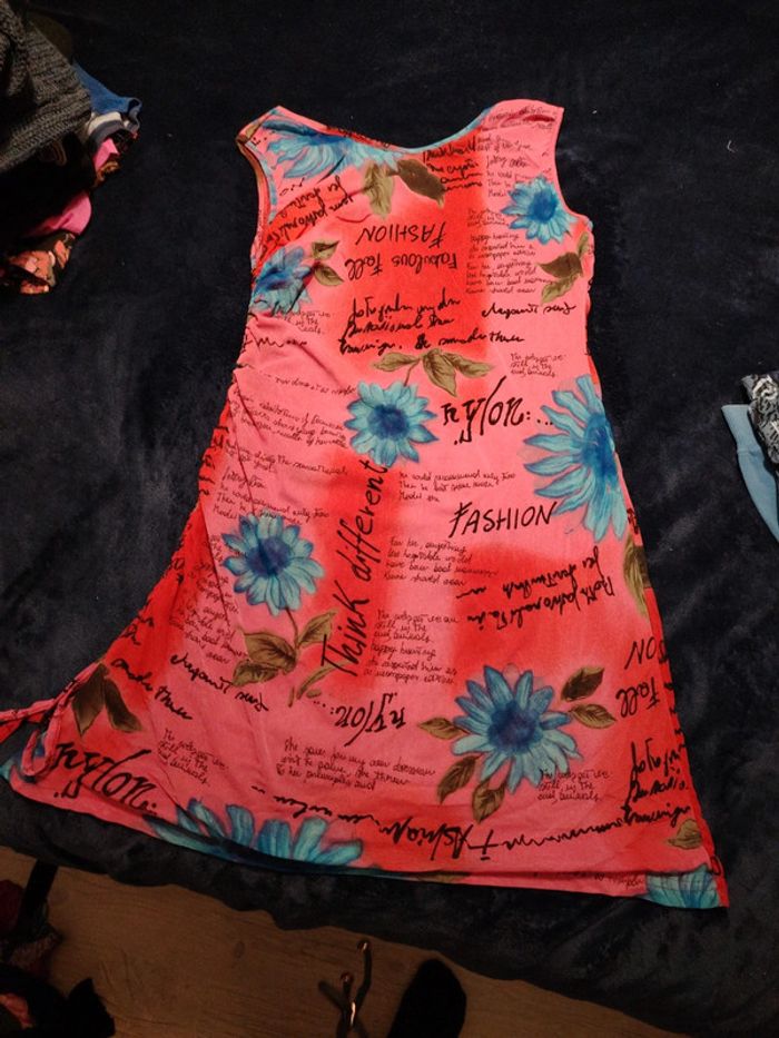 Robe femme rose taille 40/42 tbe - photo numéro 2