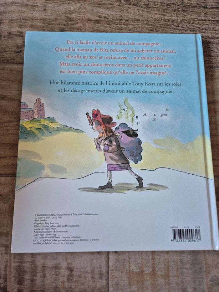Livre le Rhino de Rita Tony Ross - photo numéro 2