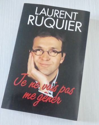 😸 Livre je ne vais pas me gêner de Laurent Ruquier 😸
