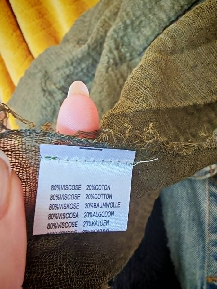 Écharpe - Kaki - photo numéro 2