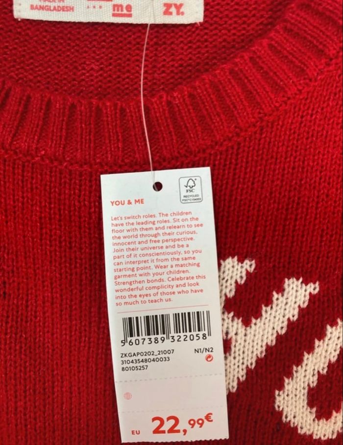 Pull noël garçon - neuf - Zippy - Taille 9 ans - photo numéro 2