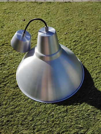 Lustre Ikéa alu brossé