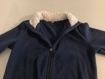 Gilet polaire bleu T4ans kiabi
