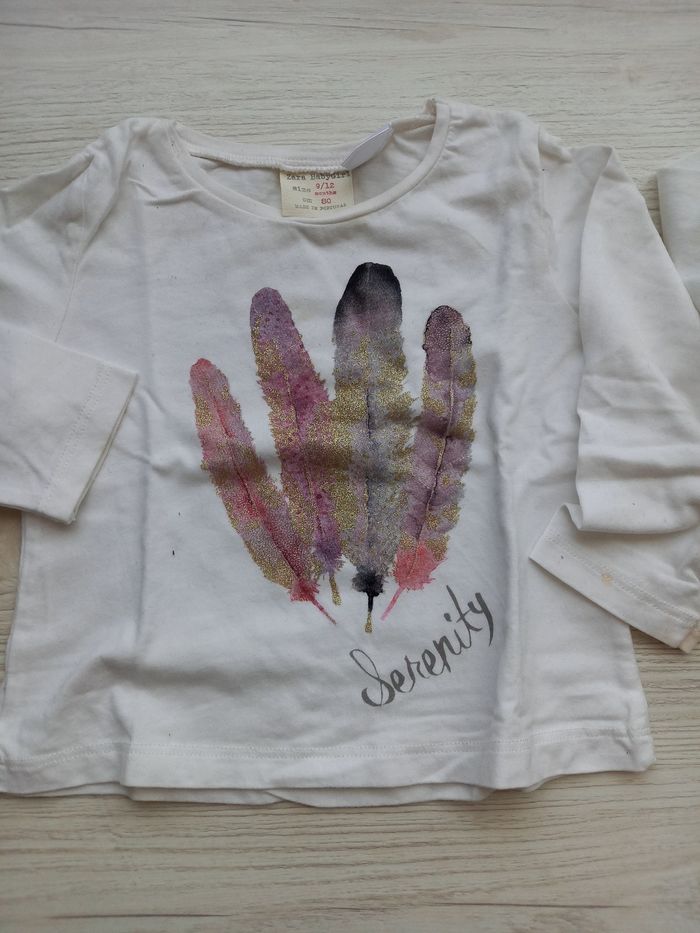 T-shirt manches longues fille Zara