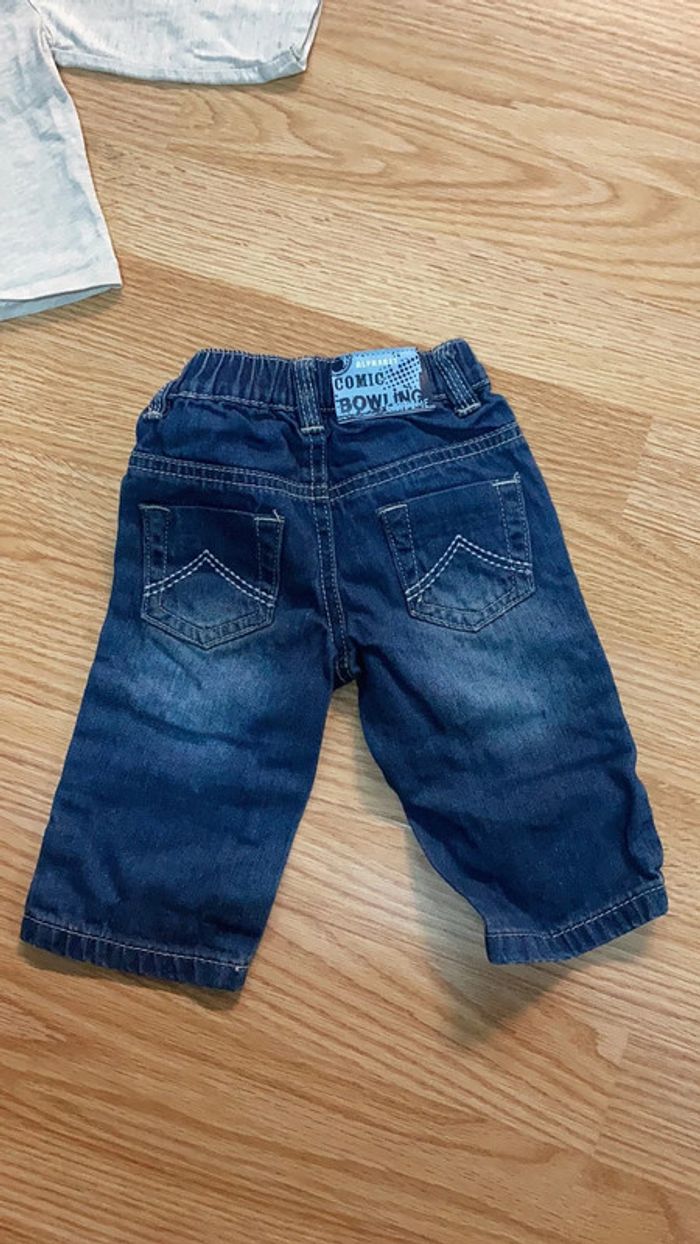 Jean alphabet / t-shirt Kiabi 6 mois - photo numéro 5