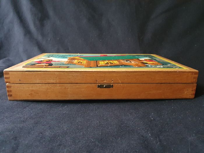 Jeu de construction en bois Forestière baby Jeujura ancien - photo numéro 8