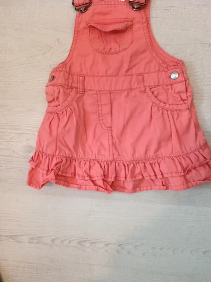 Robe couleur corail été 86cm - photo numéro 3