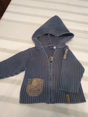 Gilet Sergent major 6 mois vert foncé